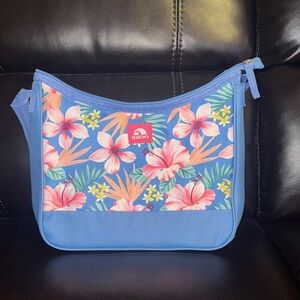 Igloo floral carry cooler with shoulder strap